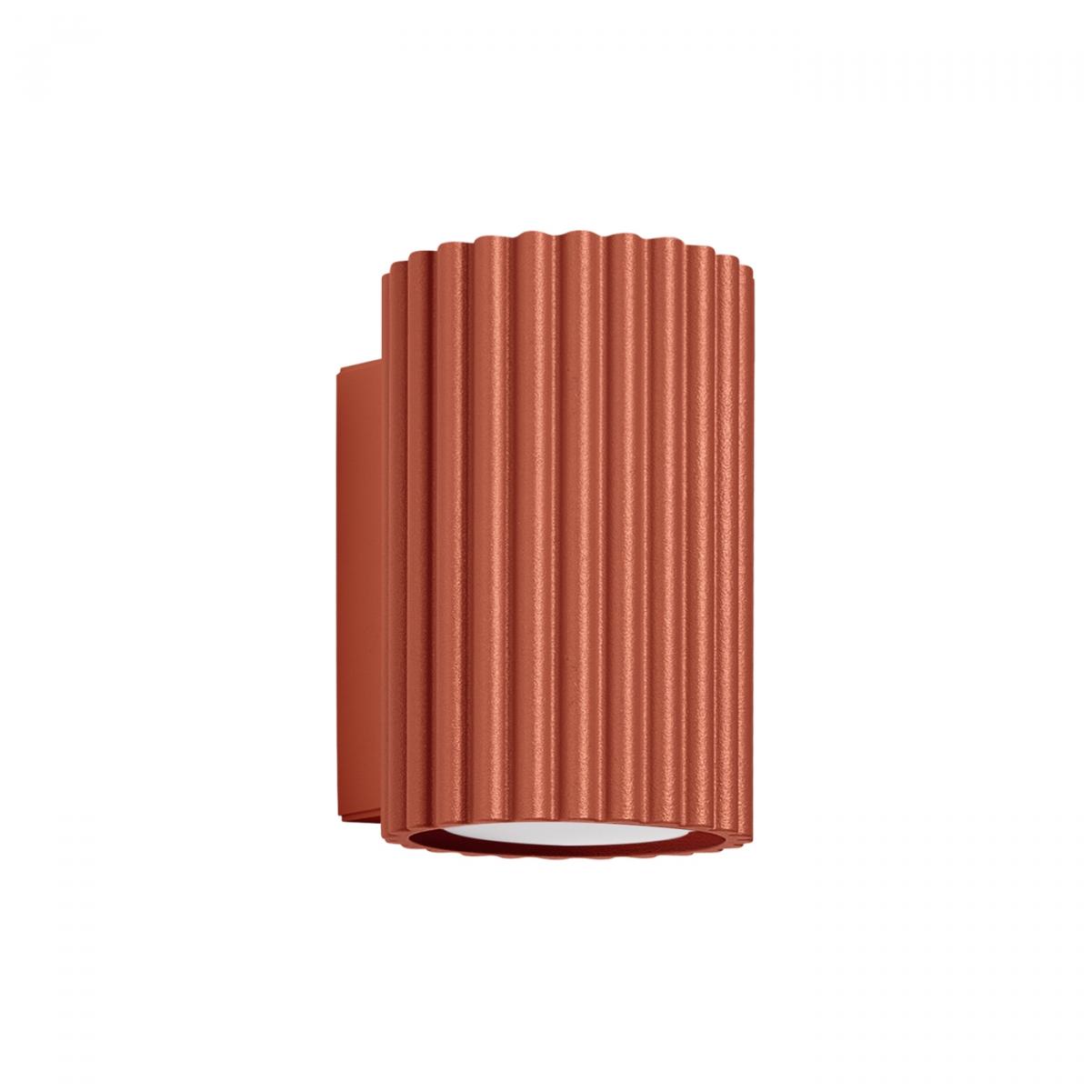 Sollux Aplique KARBON 10 rojo ocre N/A
