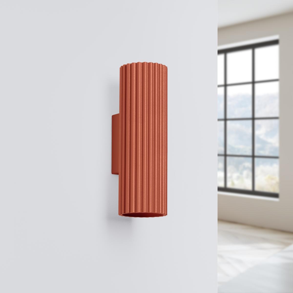 Sollux Aplique KARBON 20 rojo ocre N/A