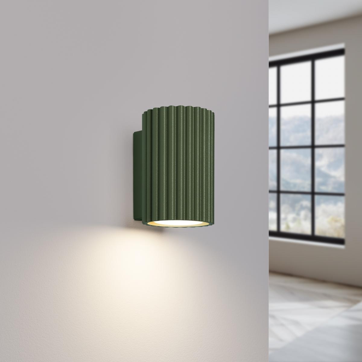Sollux Aplique KARBON 10 verde oliva N/A