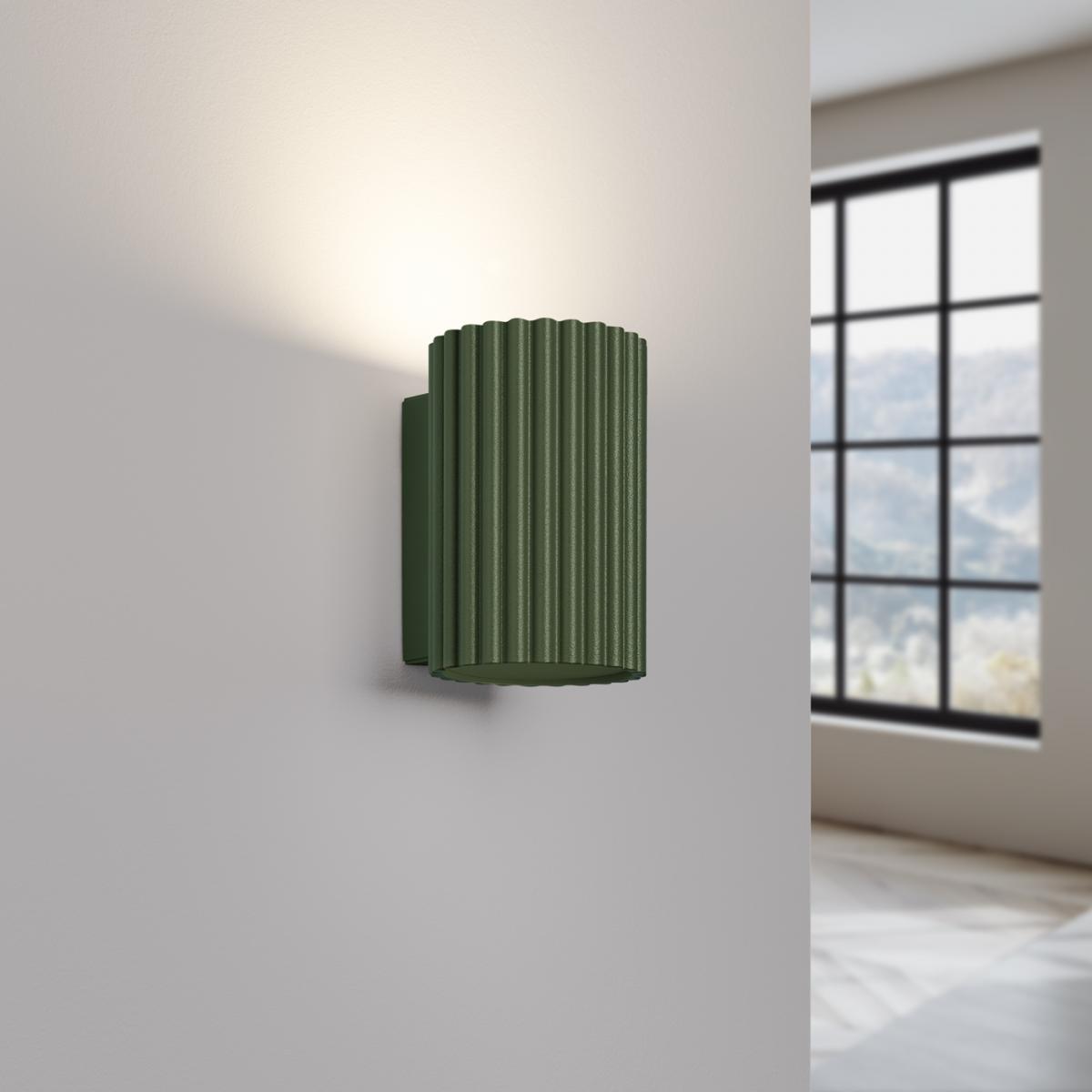 Sollux Aplique KARBON 10 verde oliva N/A