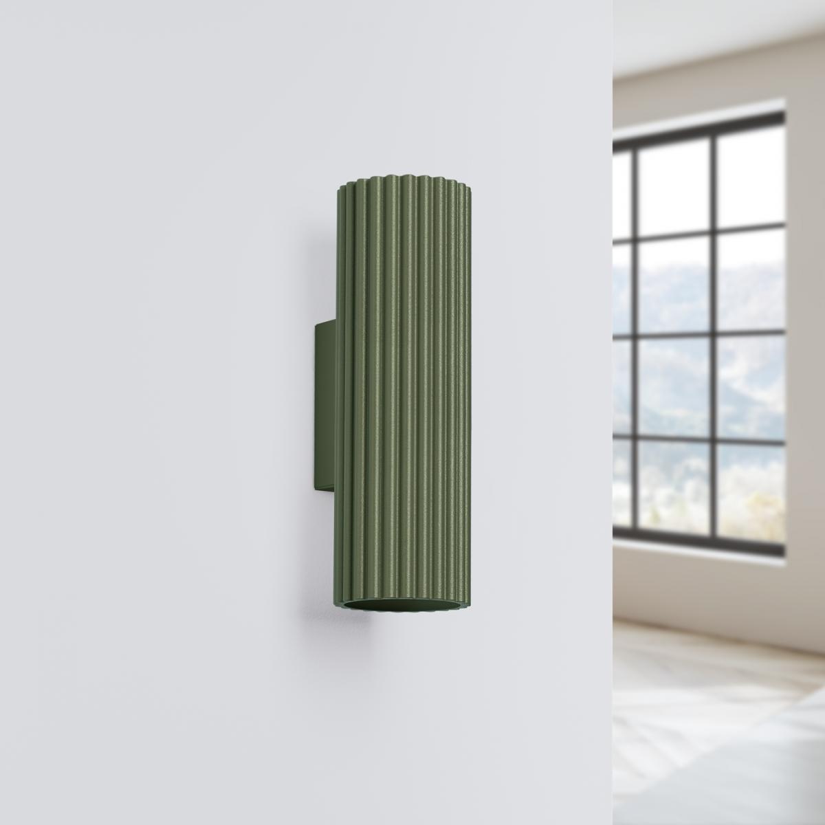 Sollux Aplique KARBON 20 verde oliva N/A