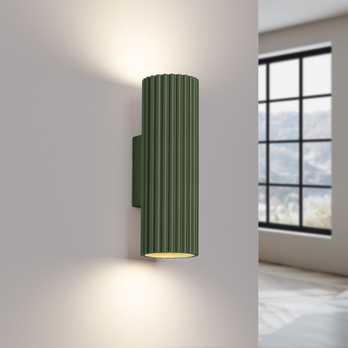 Sollux Aplique KARBON 20 verde oliva N/A