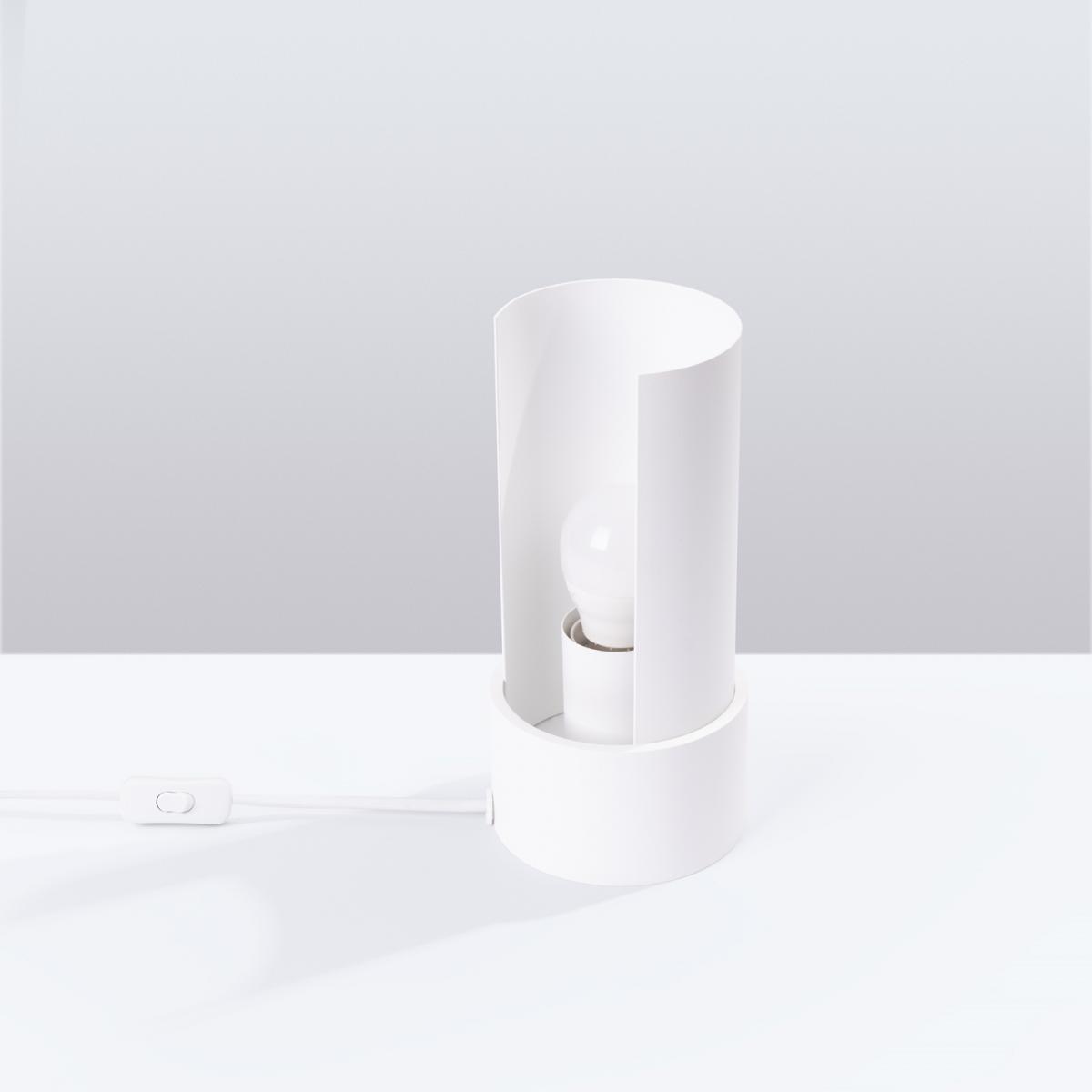 Sollux Lámpara de mesa FLASH blanca N/A