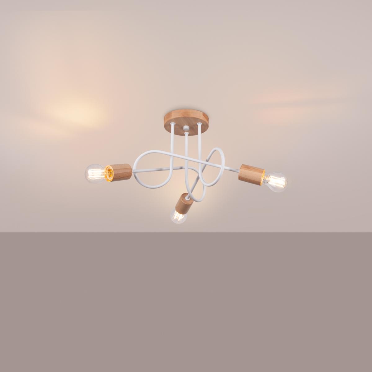 Sollux Lámpara EMBER 3 blanca N/A