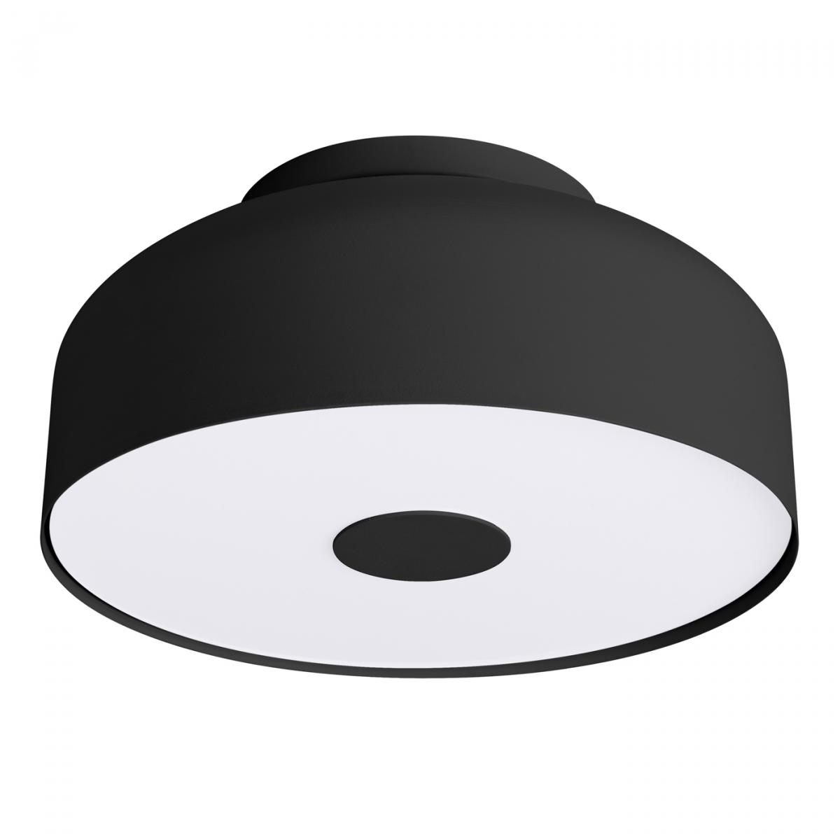 Sollux Lámpara de techo OMIQ negra No aplicable