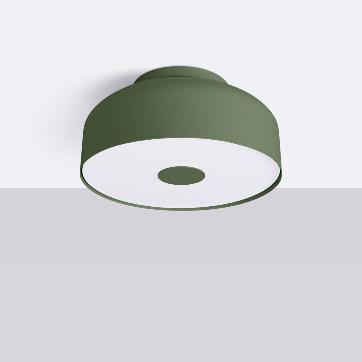 Sollux Lámpara de techo OMIQ verde oliva No aplicable