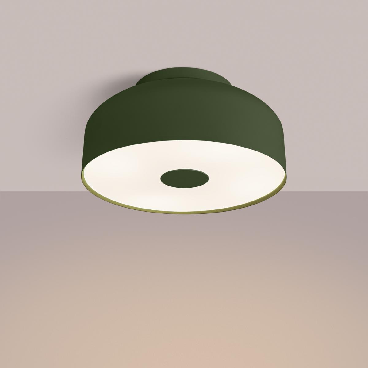 Sollux Lámpara de techo OMIQ verde oliva No aplicable