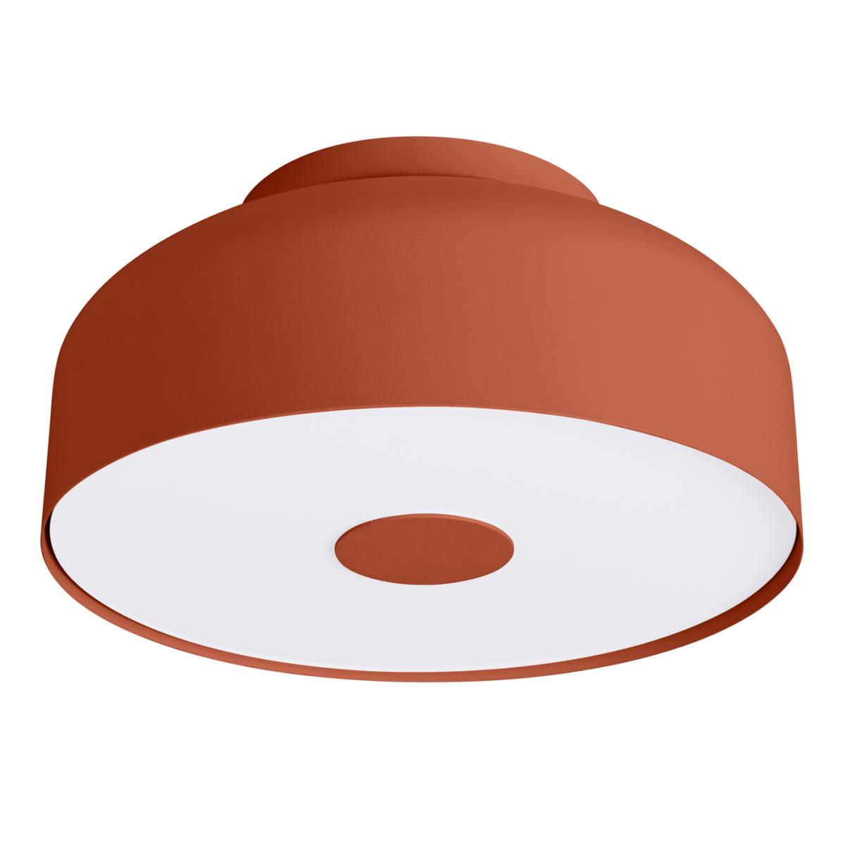 Sollux Lámpara de techo OMIQ rojo ocre No aplicable