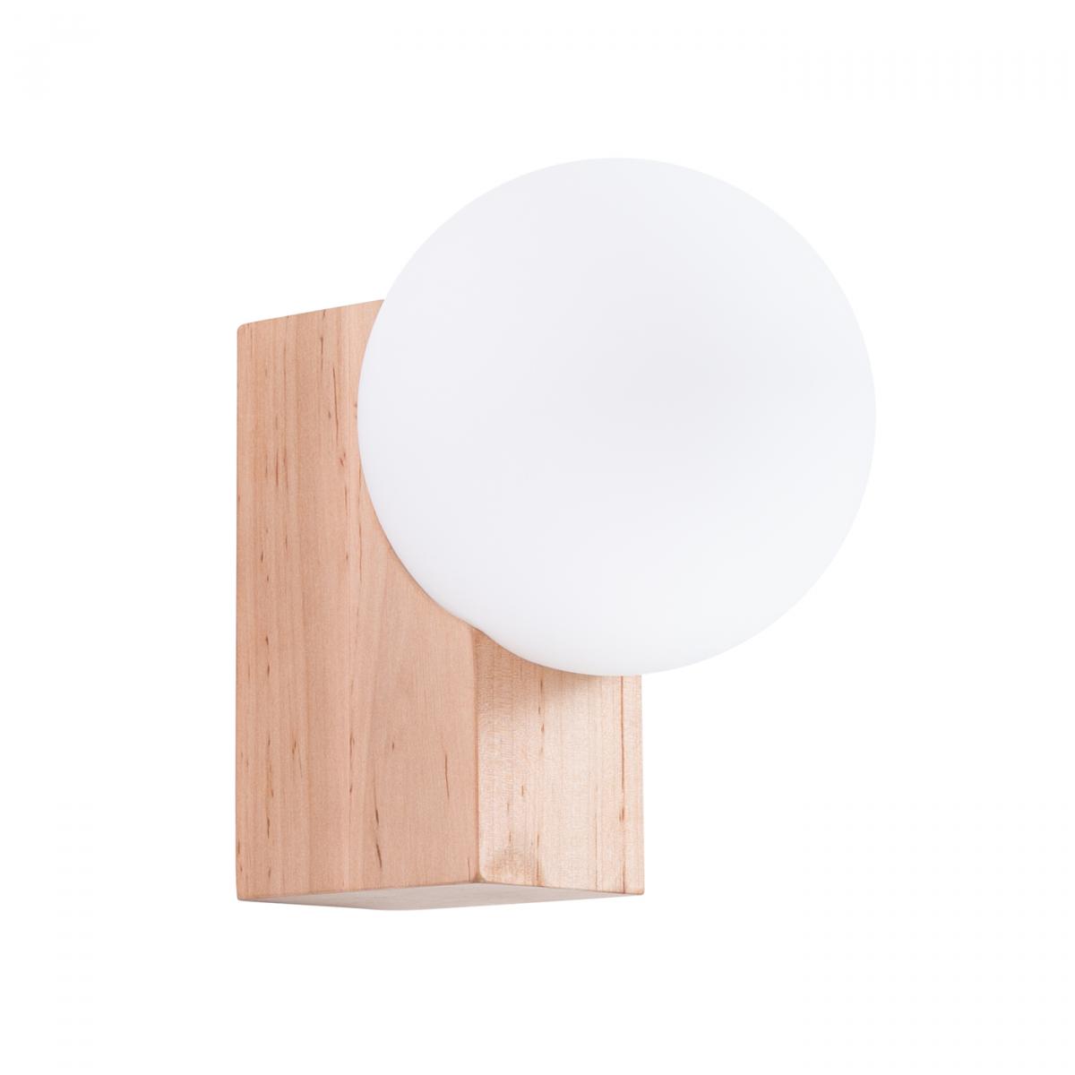 Sollux Aplique BULBO madera natural No aplicable