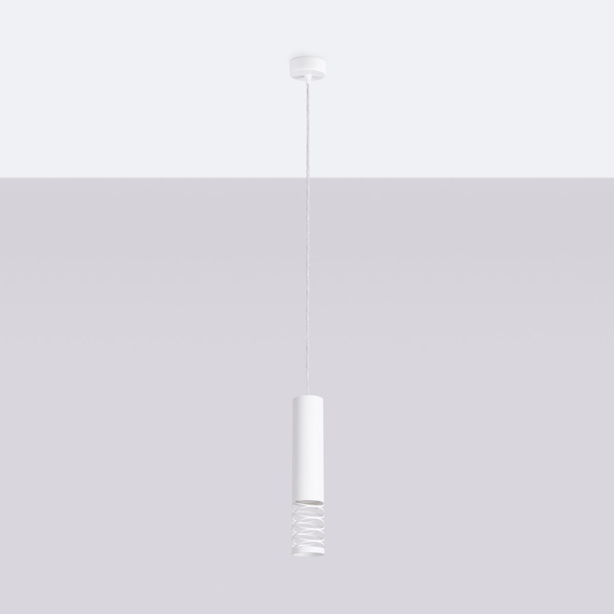 Sollux Lámpara colgante LAMI 1 blanca No aplicable