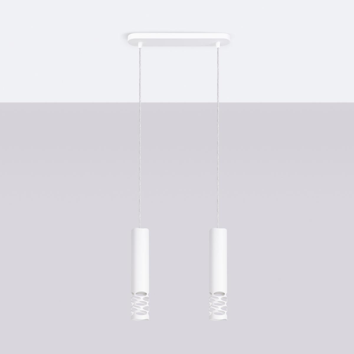 Sollux Lámpara colgante LIRO 2 blanca No aplicable