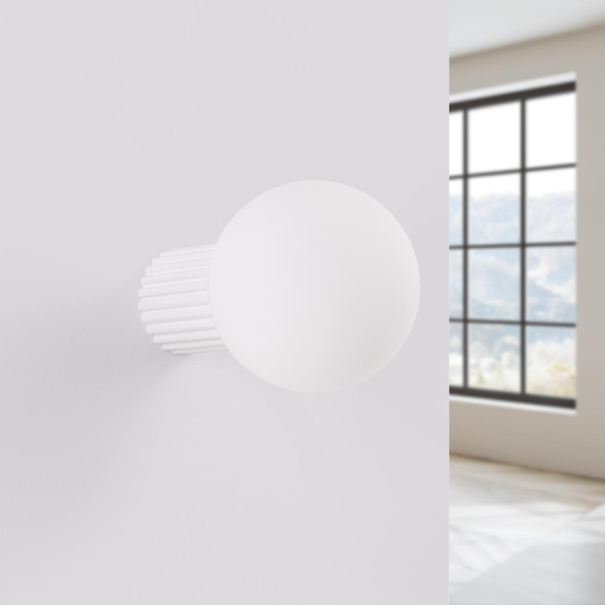 Sollux Aplique HALO blanco IP44 No aplicable