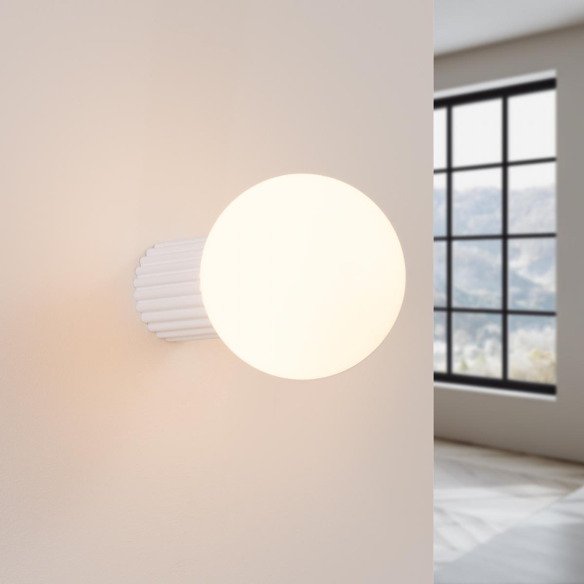 Sollux Aplique HALO blanco IP44 No aplicable