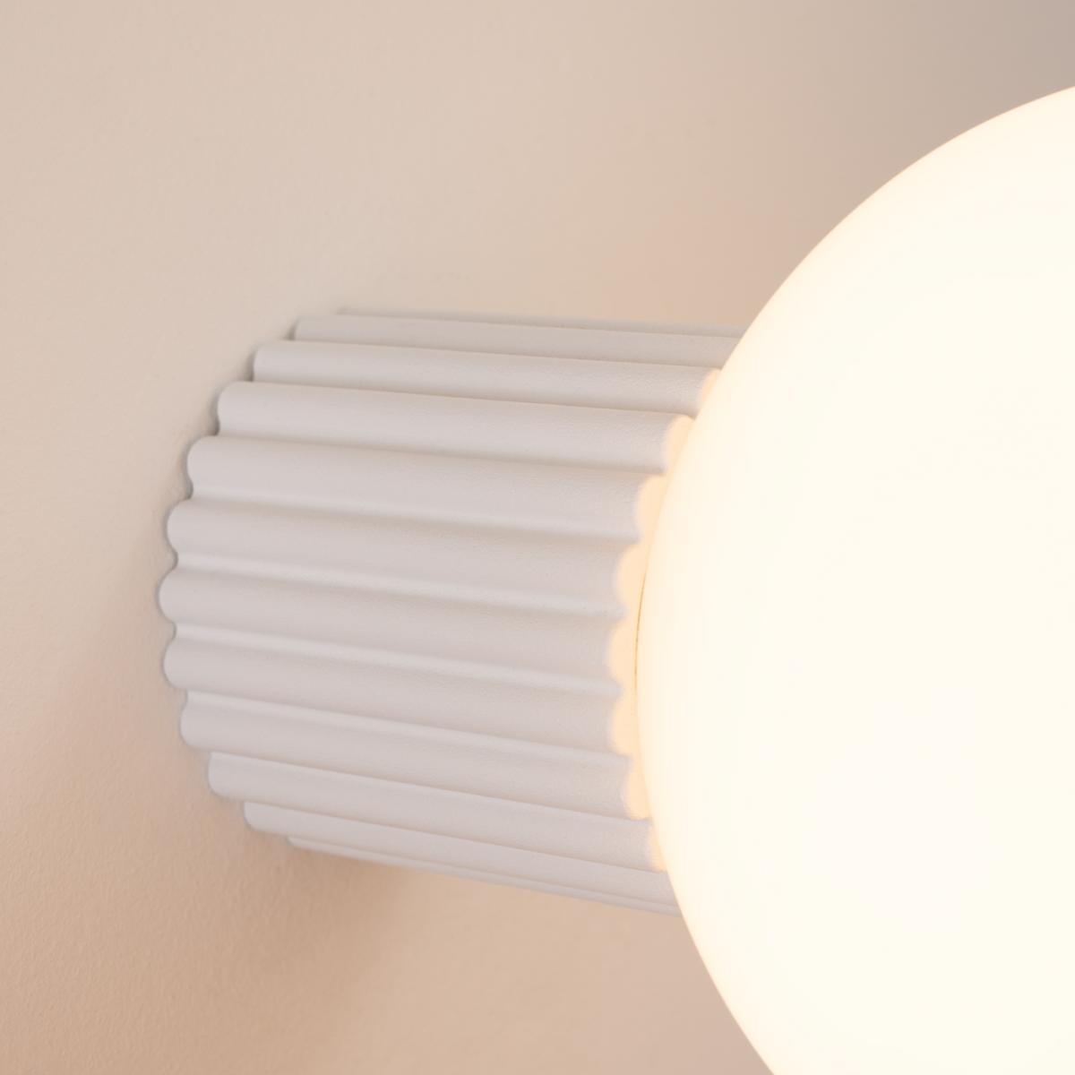 Sollux Aplique HALO blanco IP44 No aplicable