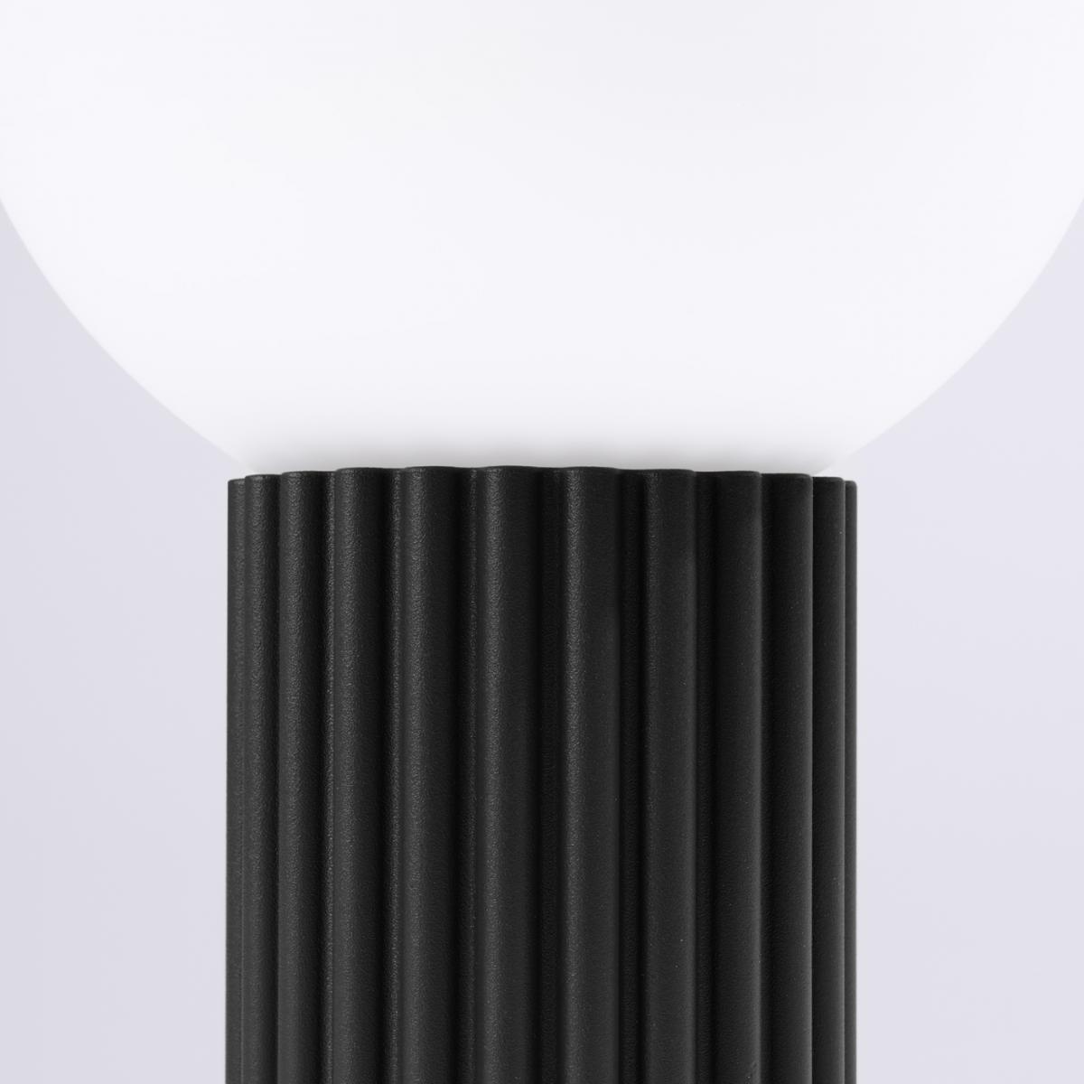 Sollux Lámpara de mesa HALO negra No aplicable