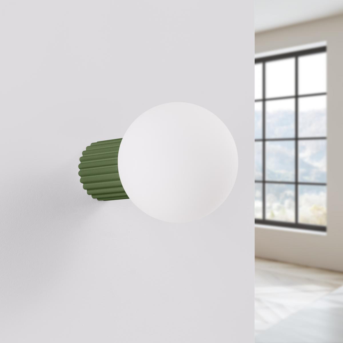 Sollux Aplique HALO verde oliva IP44 No aplicable