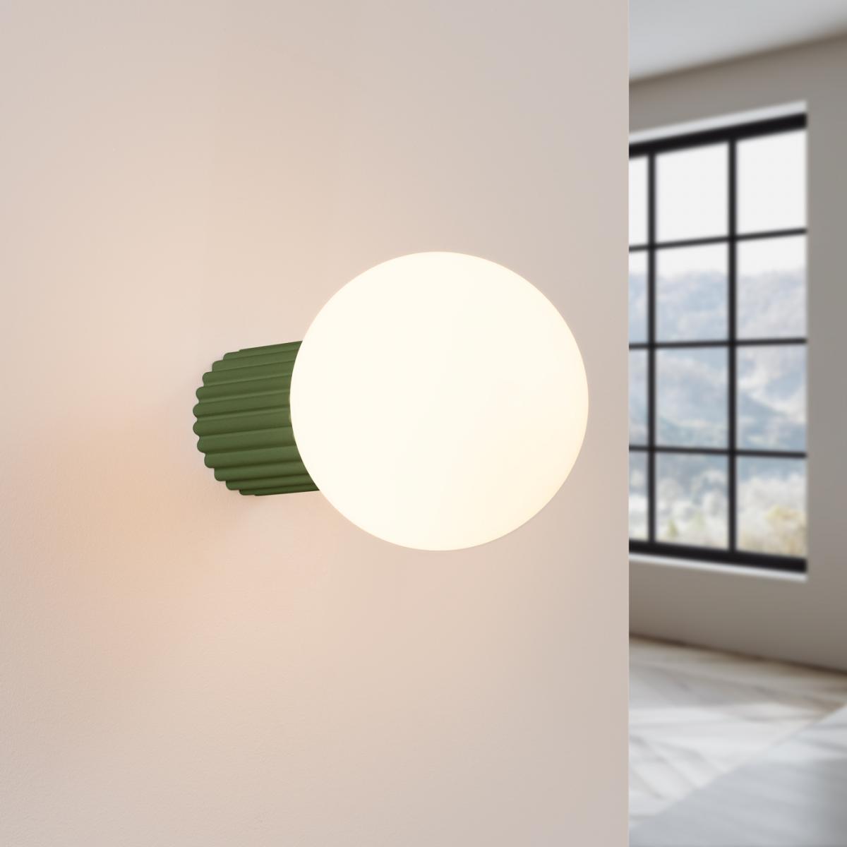 Sollux Aplique HALO verde oliva IP44 No aplicable