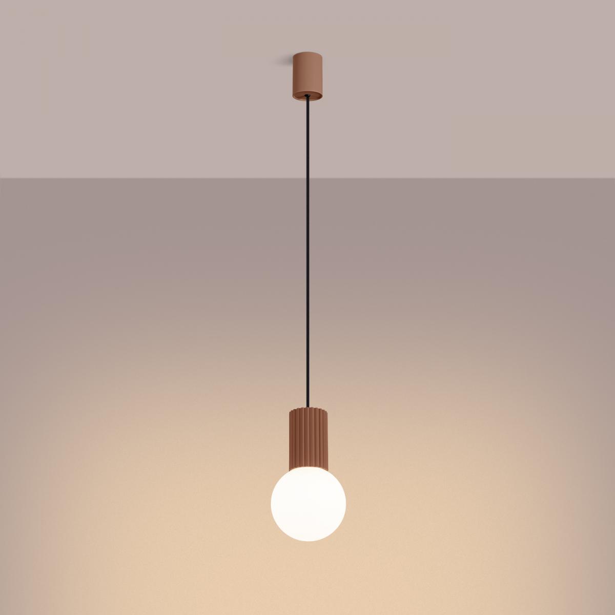 Sollux Lámpara colgante HALO 1 moca No aplicable