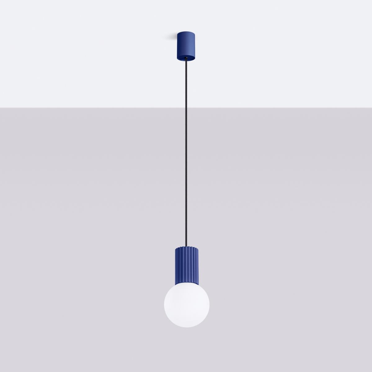 Sollux Lámpara colgante HALO 1 ultramar No aplicable