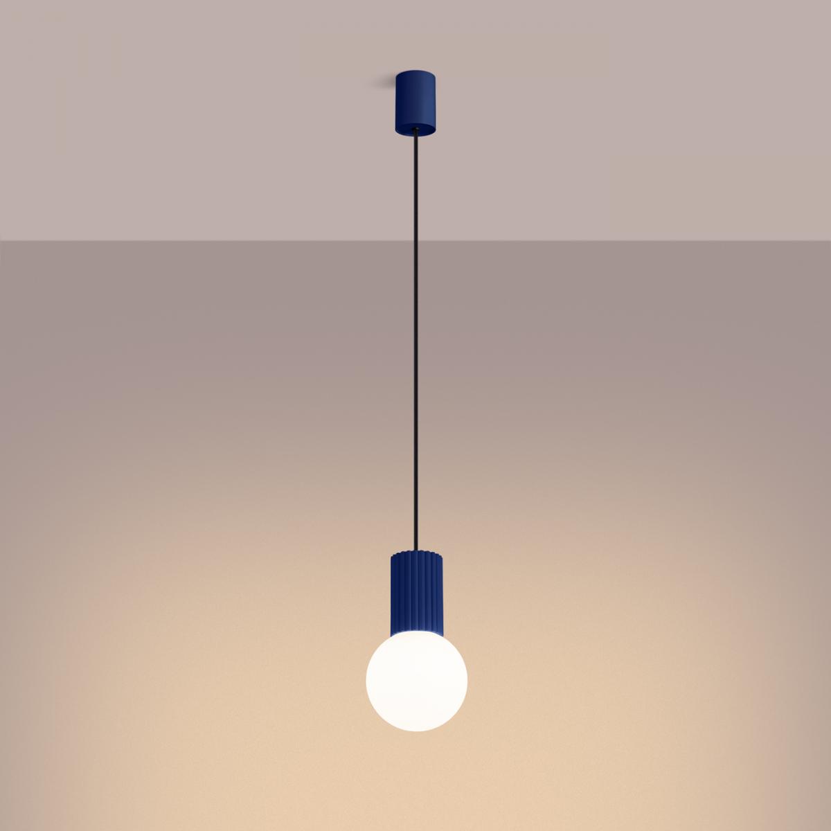 Sollux Lámpara colgante HALO 1 ultramar No aplicable