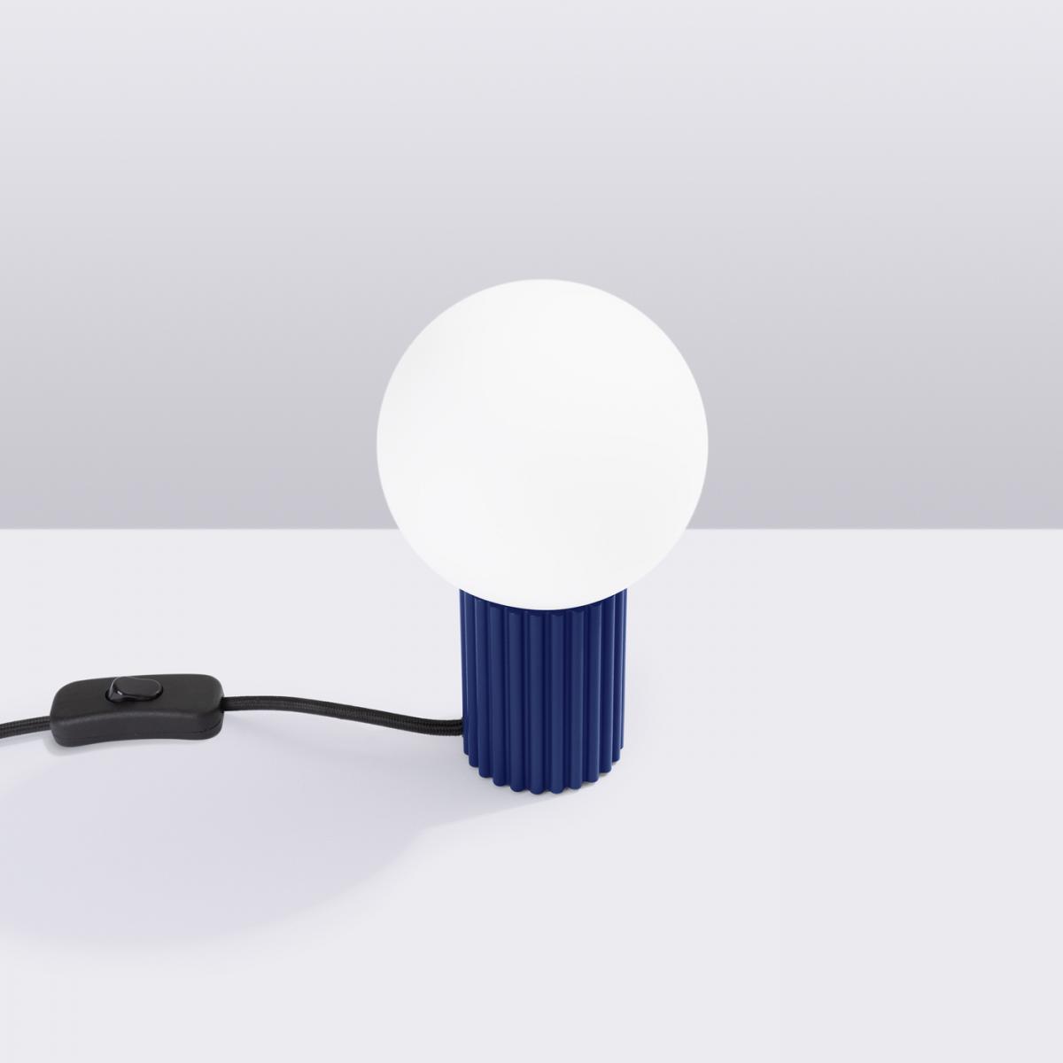 Sollux Lámpara de mesa HALO ultramar No aplicable