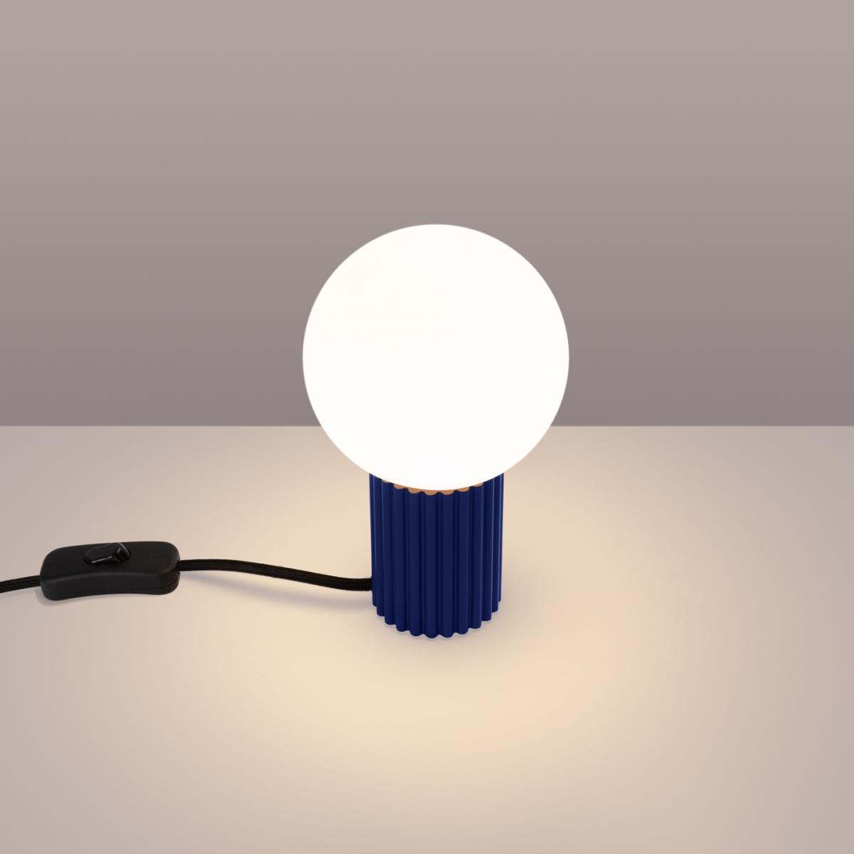Sollux Lámpara de mesa HALO ultramar No aplicable