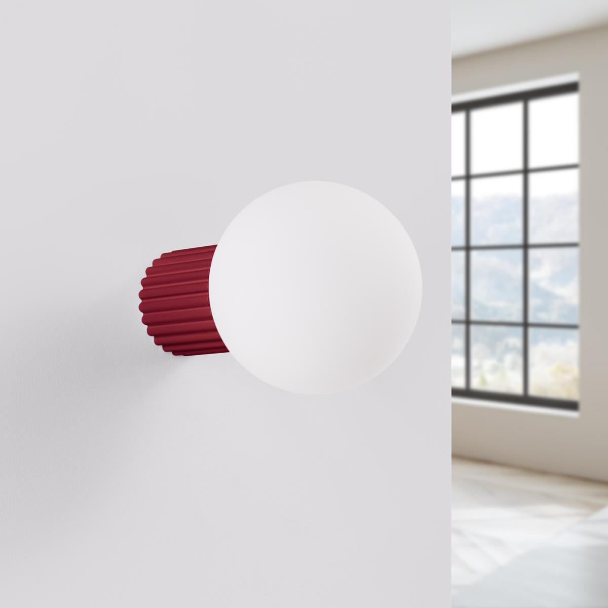 Sollux Aplique HALO burdeos IP44 No aplicable