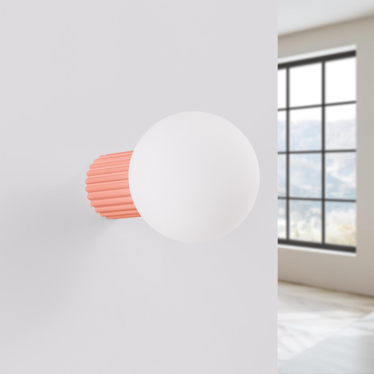 Sollux Aplique HALO melocotón IP44 No aplicable