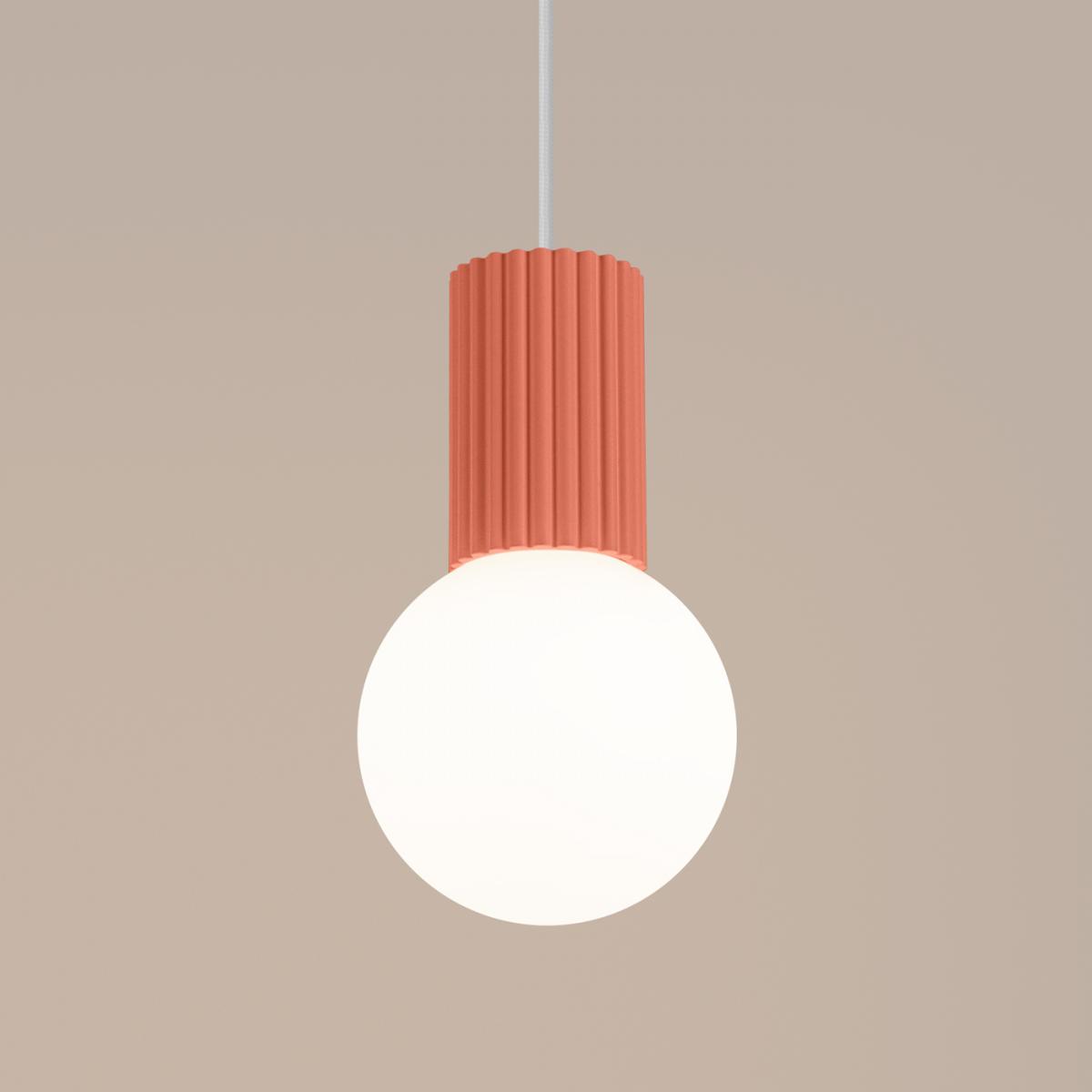 Sollux Lámpara colgante HALO 1 melocotón No aplicable