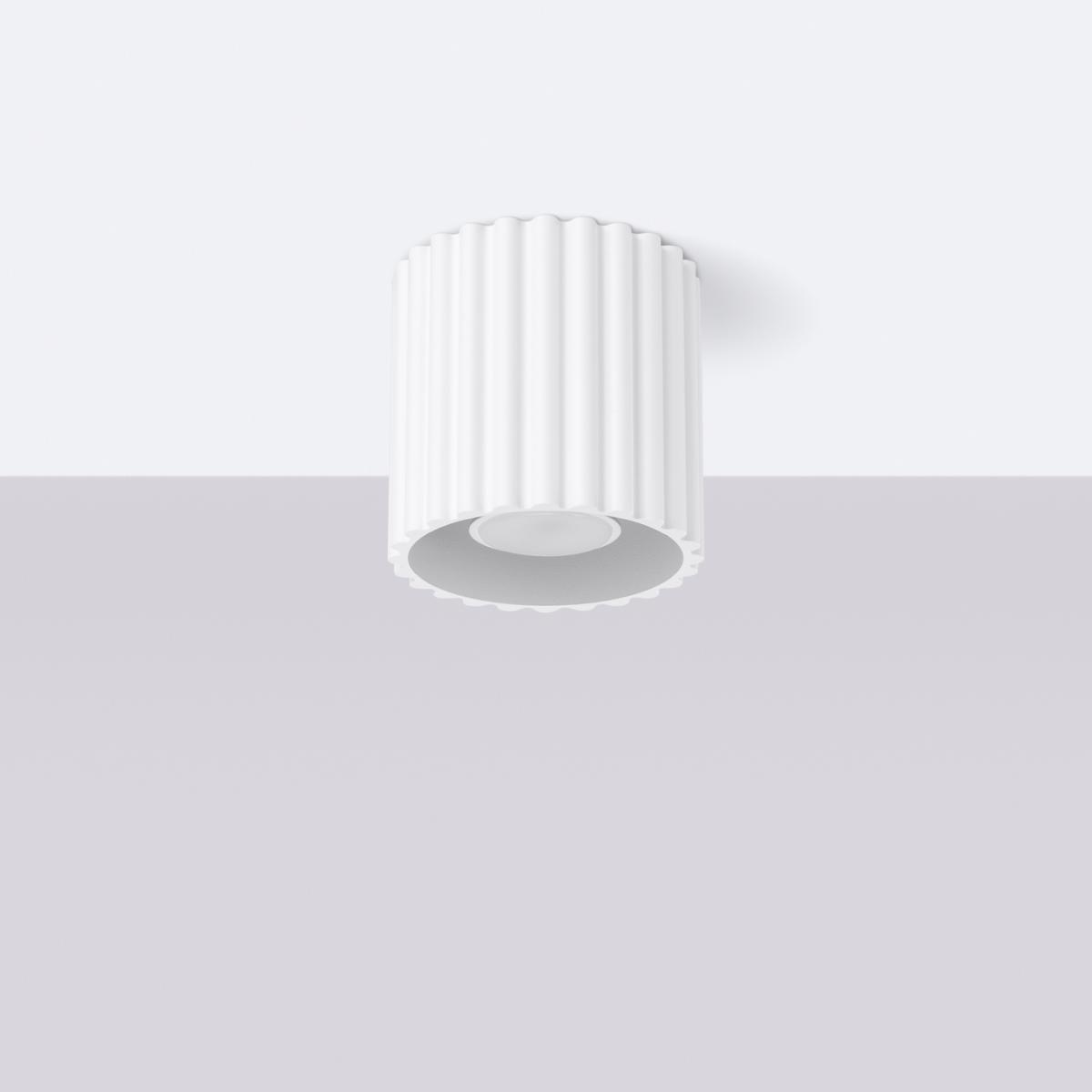 Sollux Plafón AURA 1 blanco GU10 No aplicable