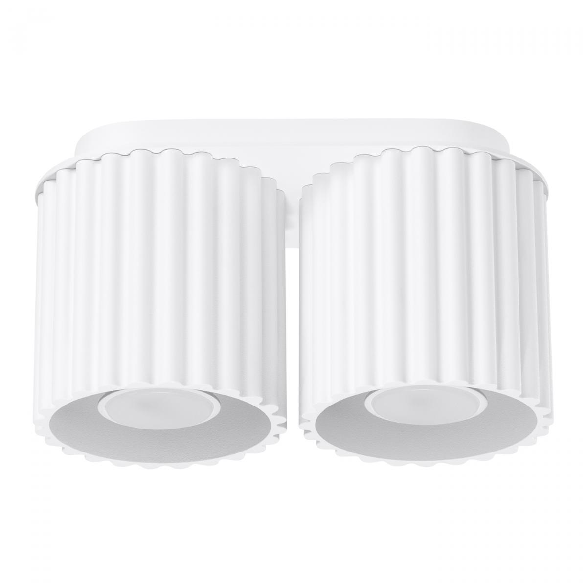 Sollux Plafón AURA 2 blanco GU10 No aplicable