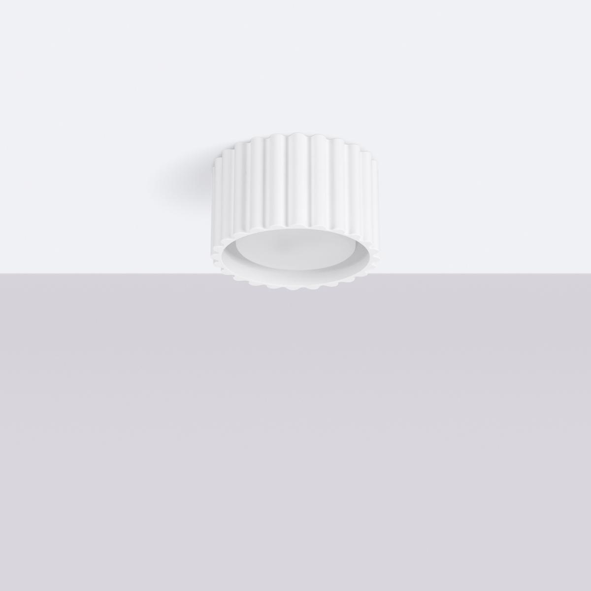 Sollux Lámpara de techo AURA 1 blanco Gx53 No aplicable