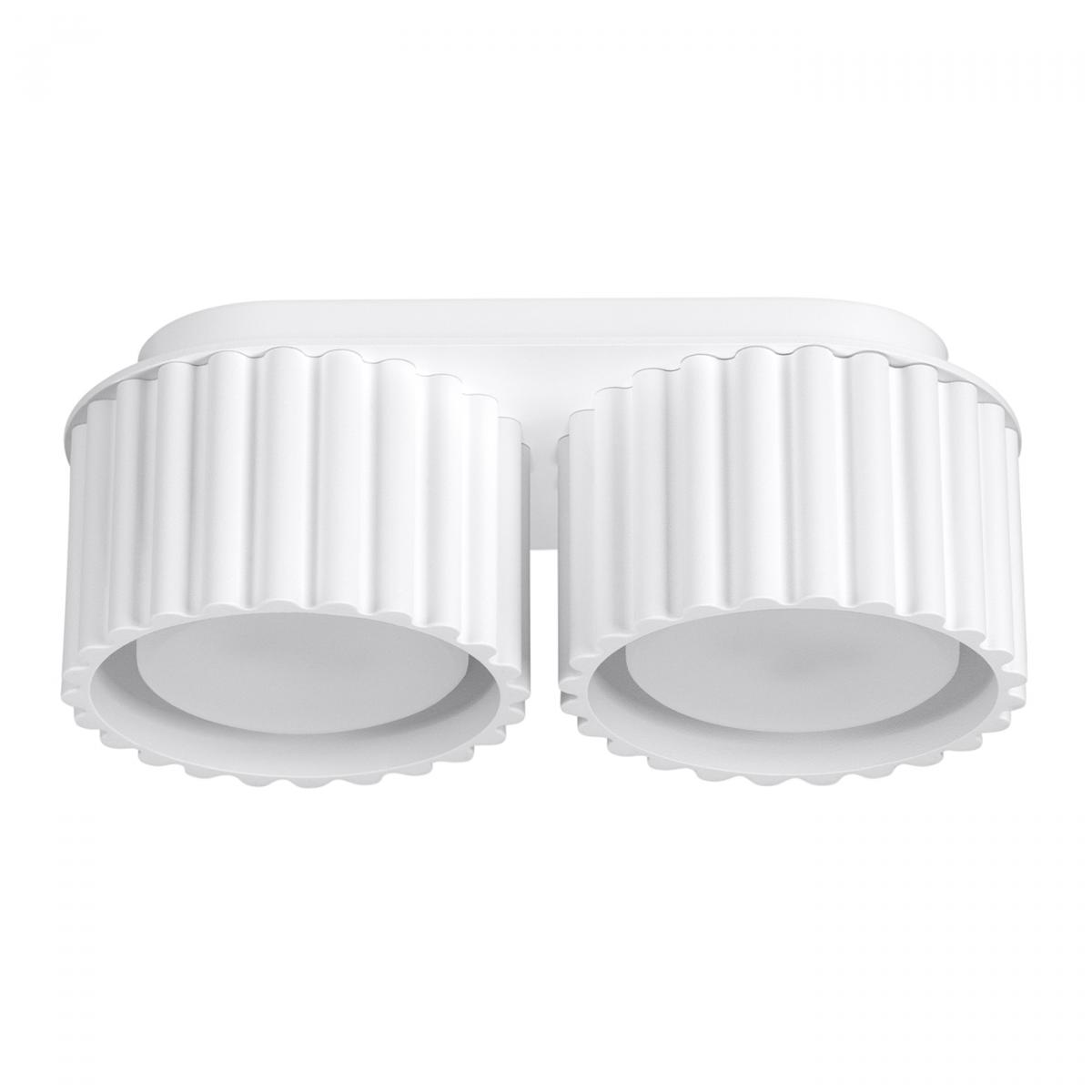 Sollux Lámpara de techo AURA 2 blanca Gx53 No aplicable