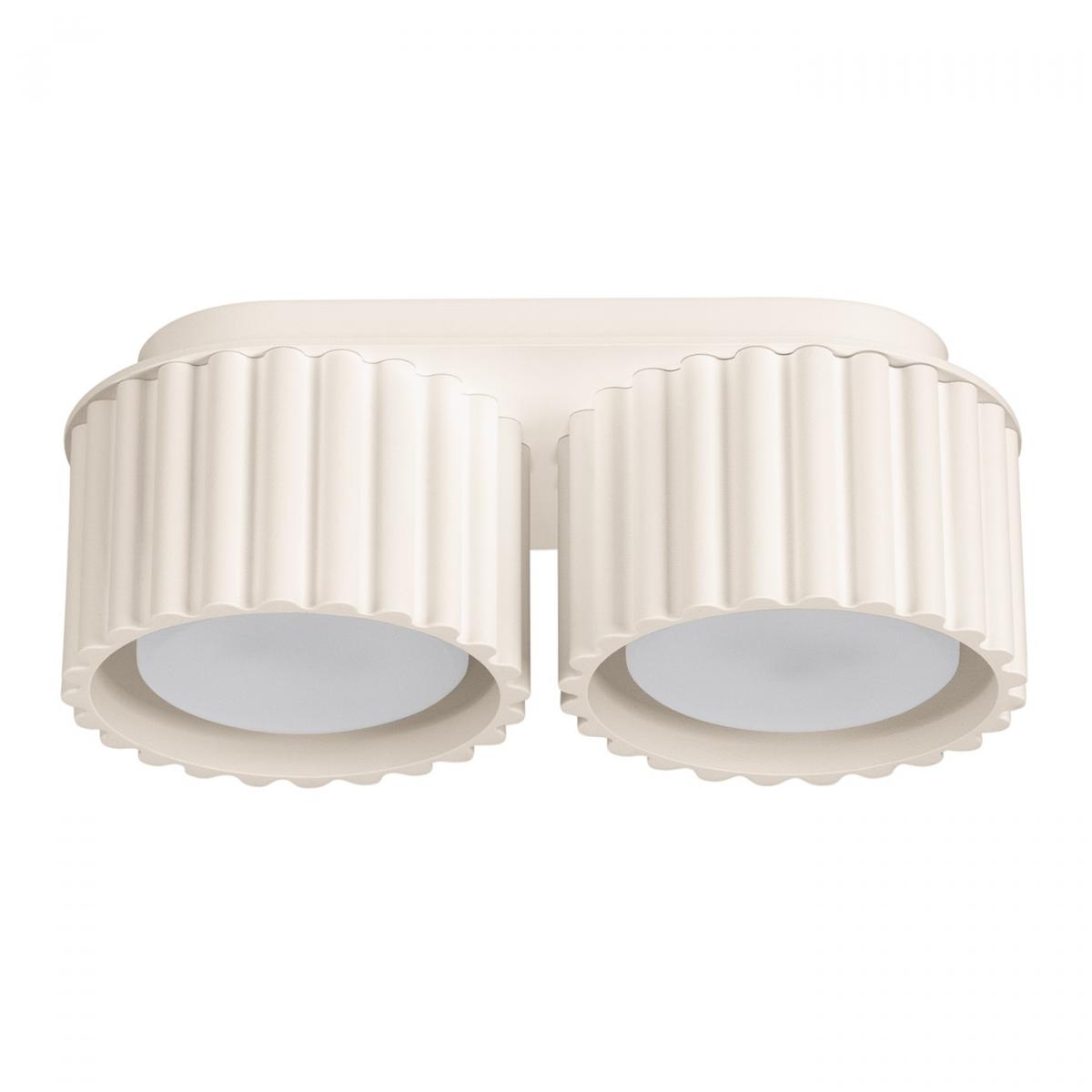 Sollux Lámpara de techo AURA 2 beige Gx53 No aplicable