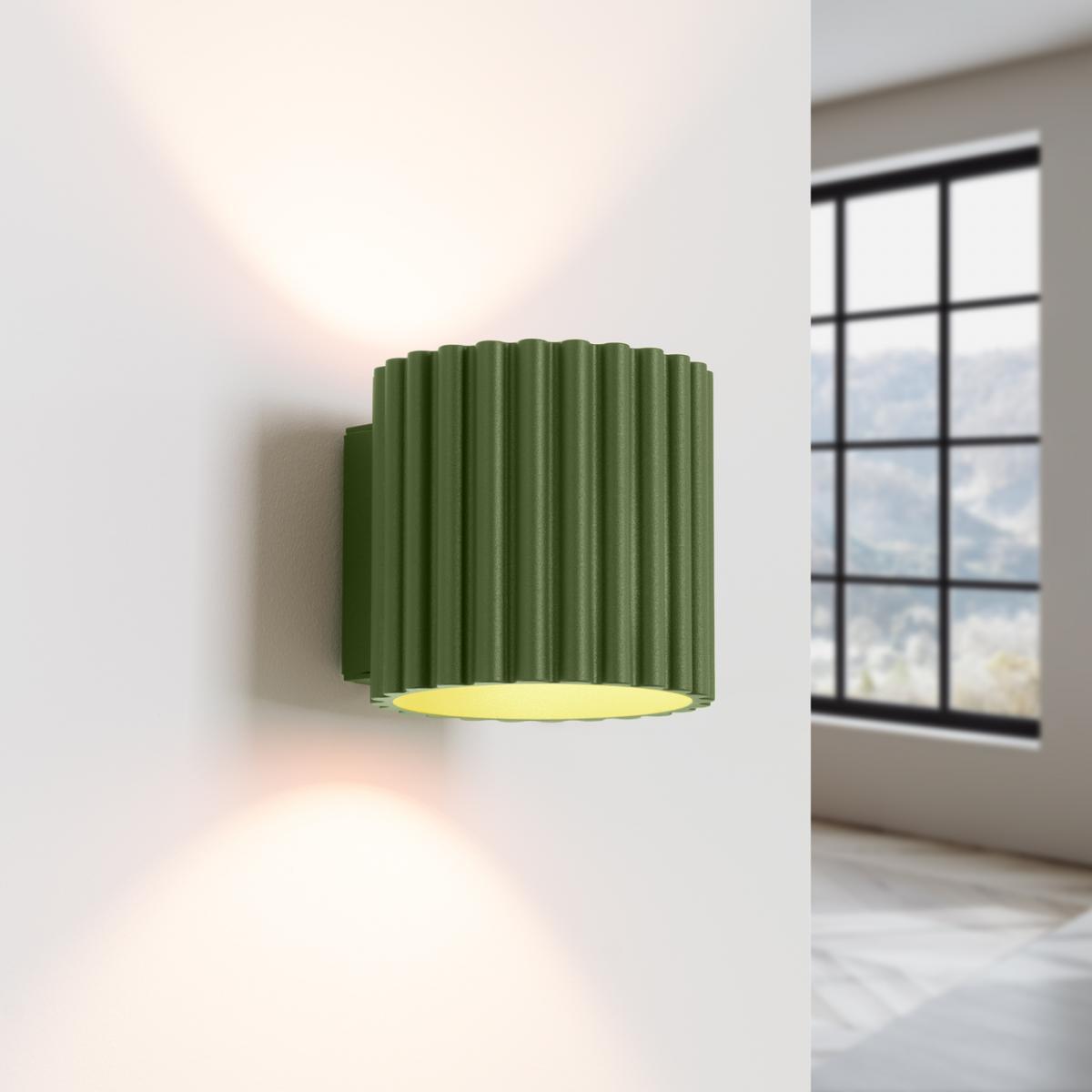 Sollux Aplique AURA verde oliva G9 No aplicable