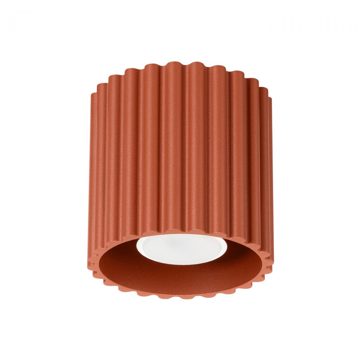 Sollux Plafón AURA 1 rojo ocre GU10 No aplicable