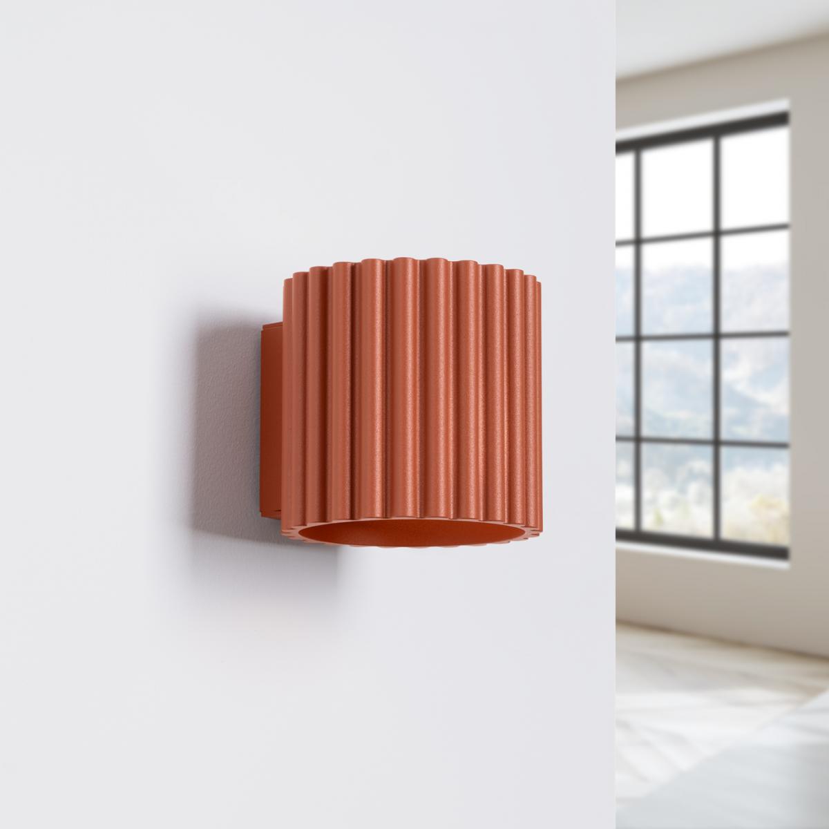 Sollux Aplique AURA rojo ocre G9 No aplicable