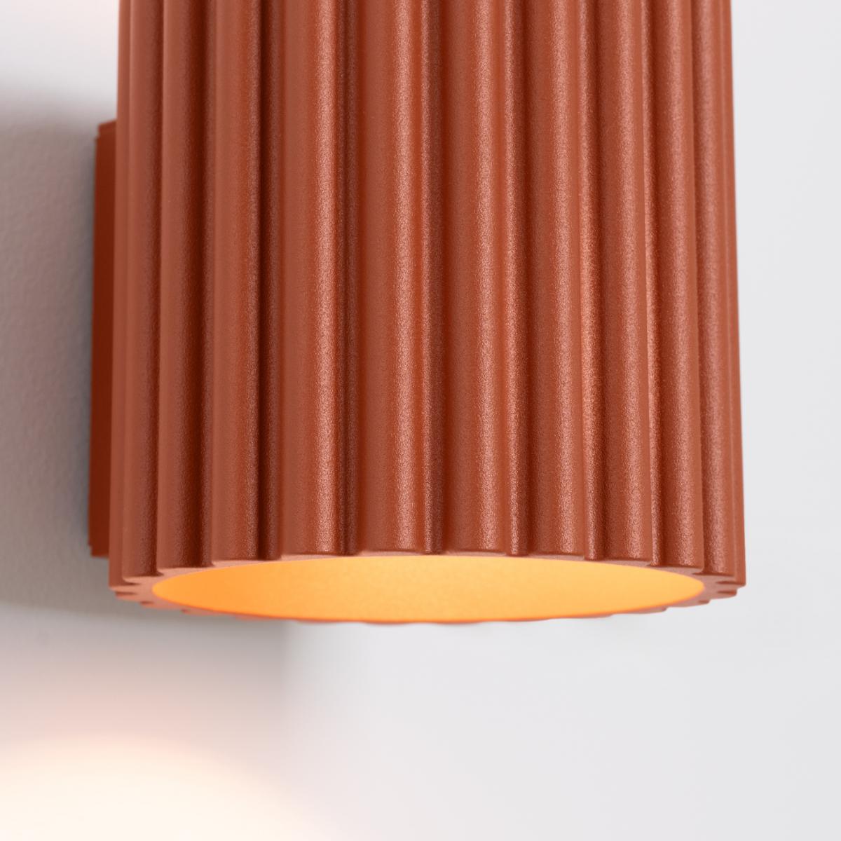 Sollux Aplique AURA rojo ocre G9 No aplicable