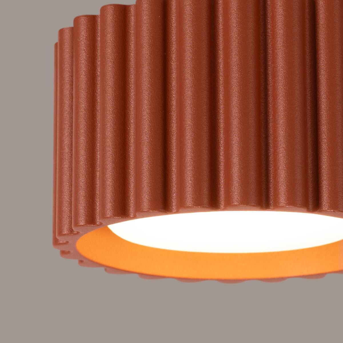 Sollux Lámpara de techo AURA 1 rojo ochra Gx53 No aplicable