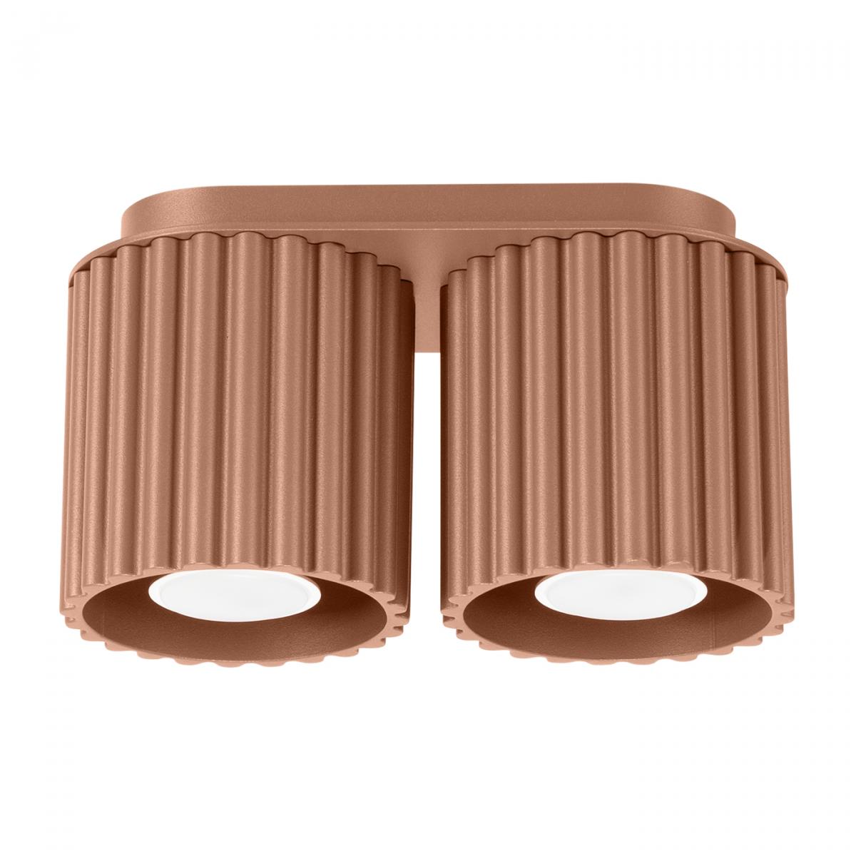 Sollux Lámpara de techo AURA 2 mocha GU10 No aplicable