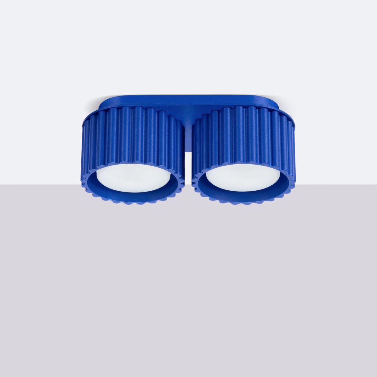 Sollux Lámpara de techo AURA 2 ultramar Gx53 No aplicable