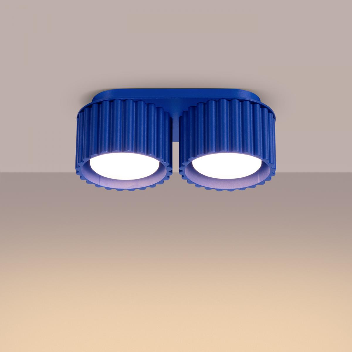 Sollux Lámpara de techo AURA 2 ultramar Gx53 No aplicable