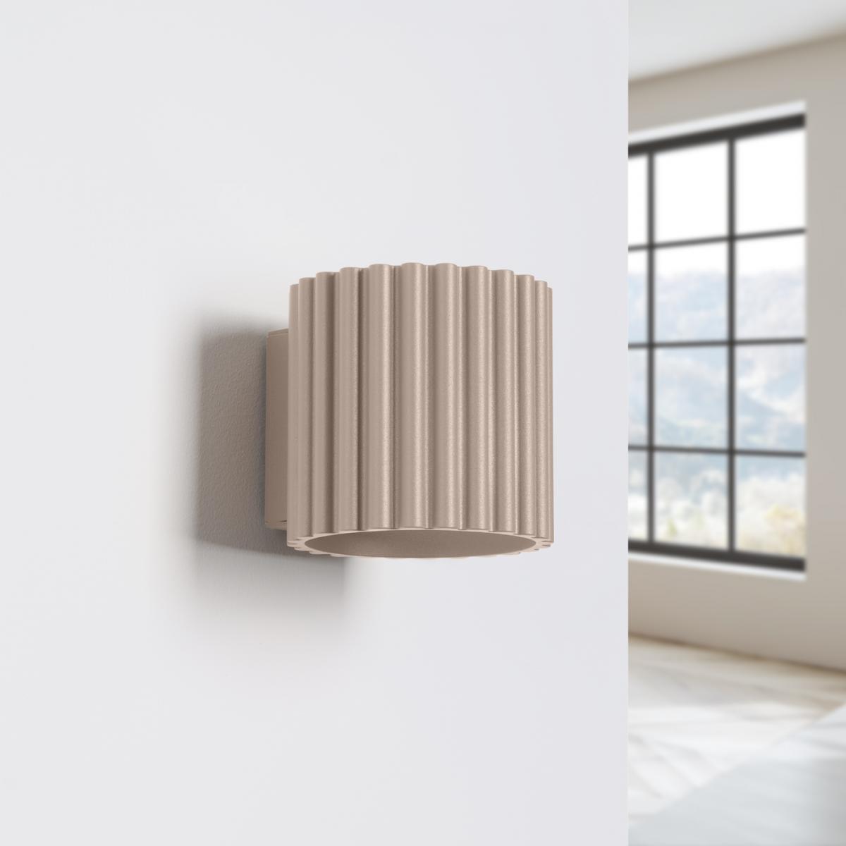 Sollux Lámpara de pared AURA taupe G9 No aplicable