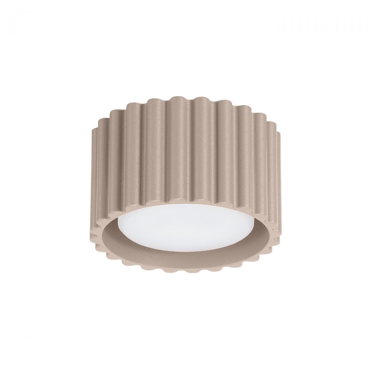 Sollux Lámpara de techo AURA 1 taupe Gx53 No aplicable