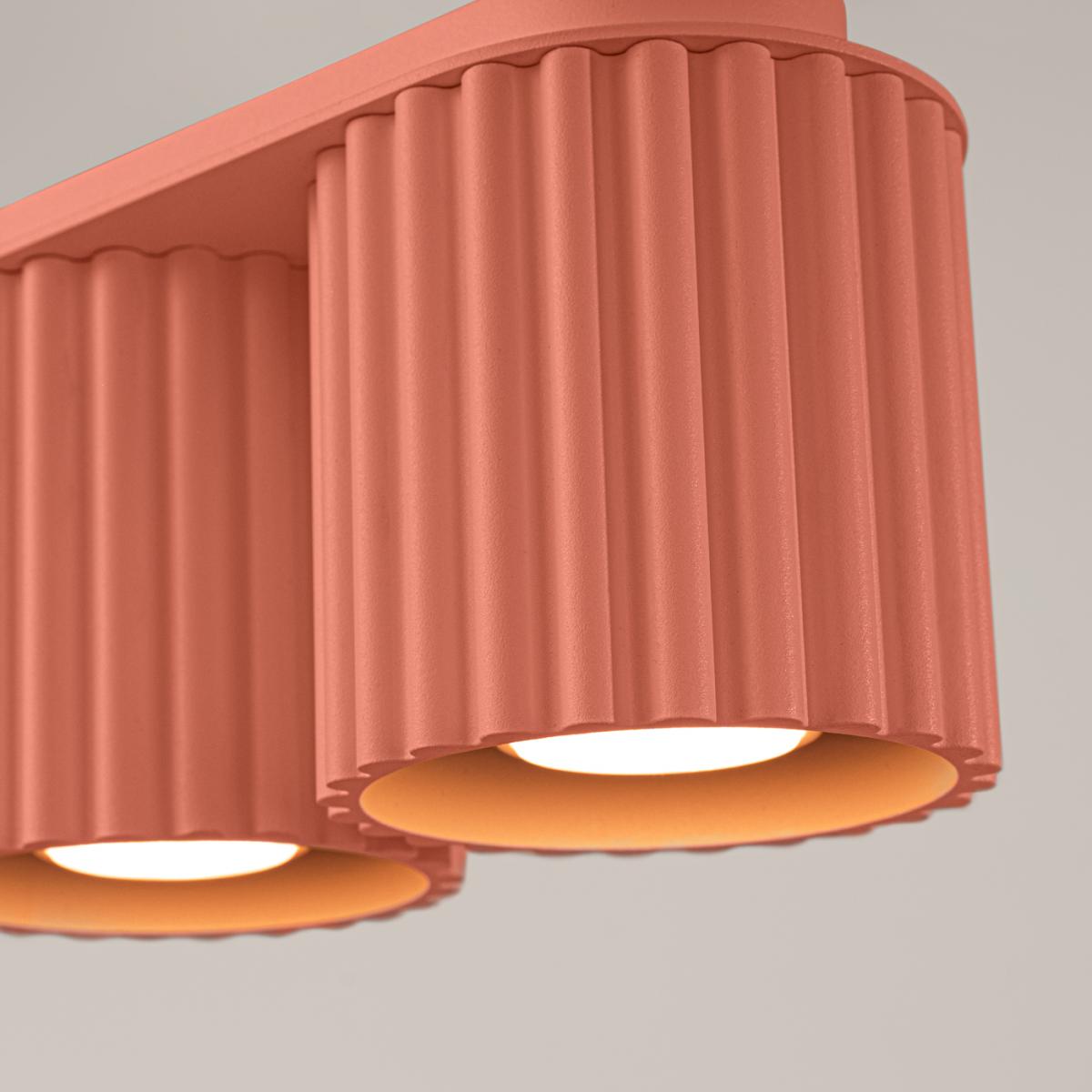 Sollux Lámpara de techo AURA 2 melocotón GU10 No aplicable