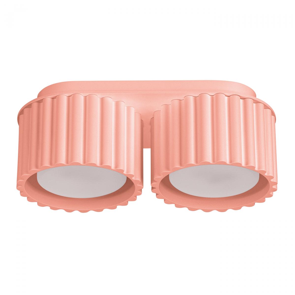 Sollux Lámpara de techo AURA 2 melocotón Gx53 No aplicable