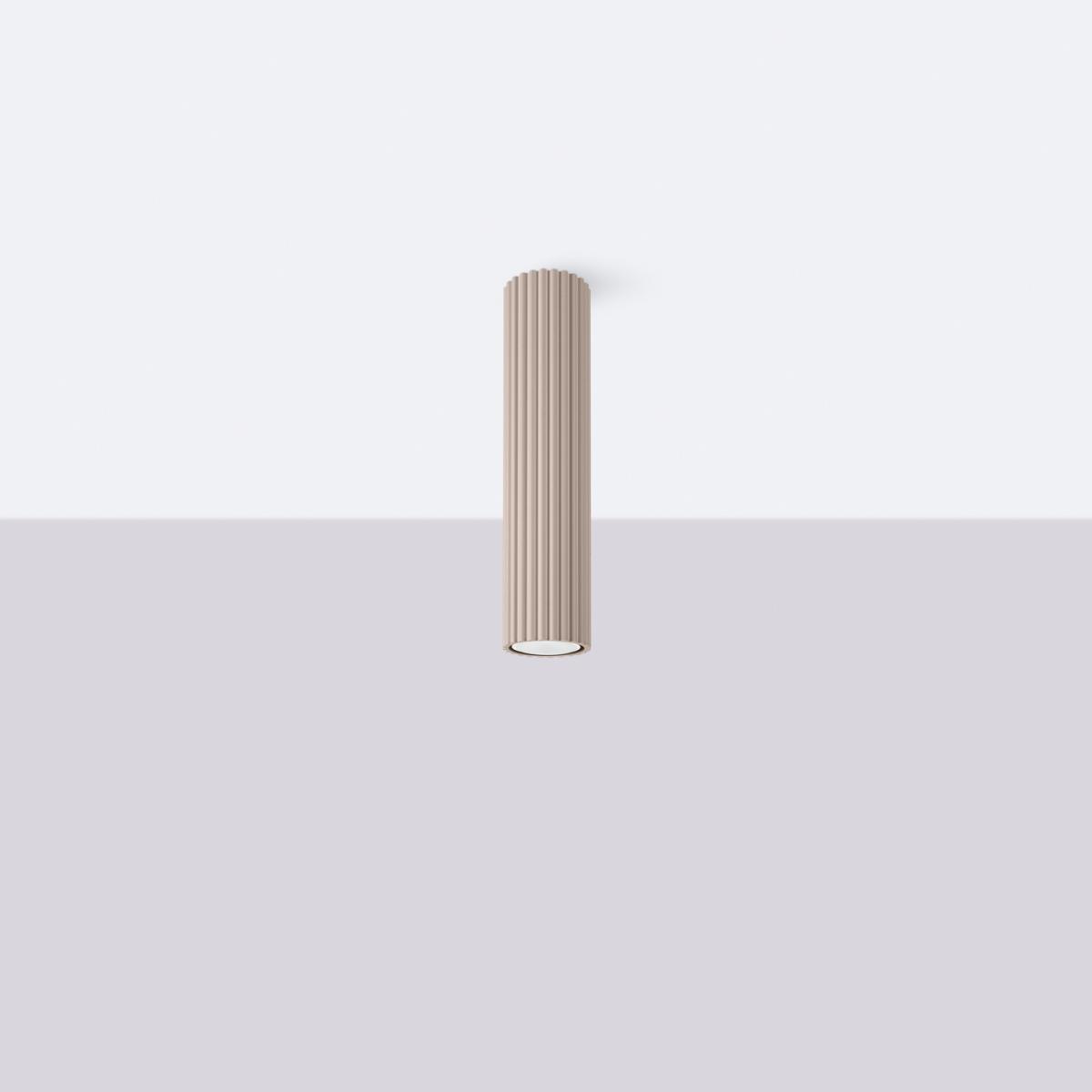 Sollux Lámpara de techo KARBON 30 taupe No aplicable