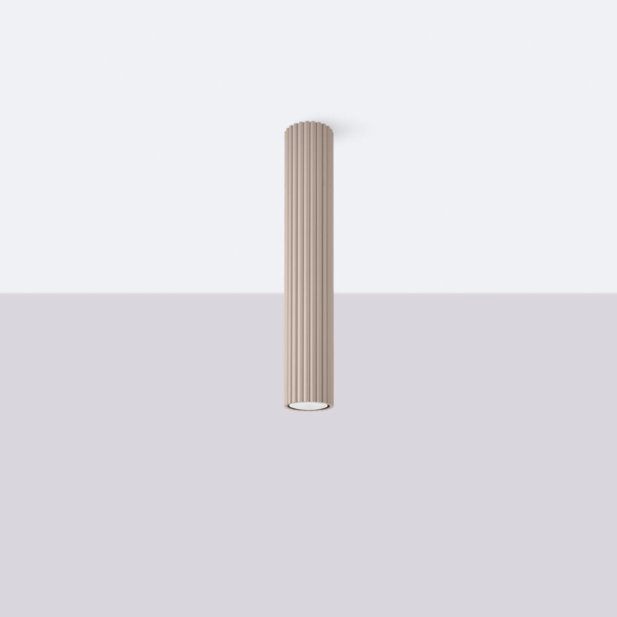 Sollux Lámpara de techo KARBON 40 taupe No aplicable