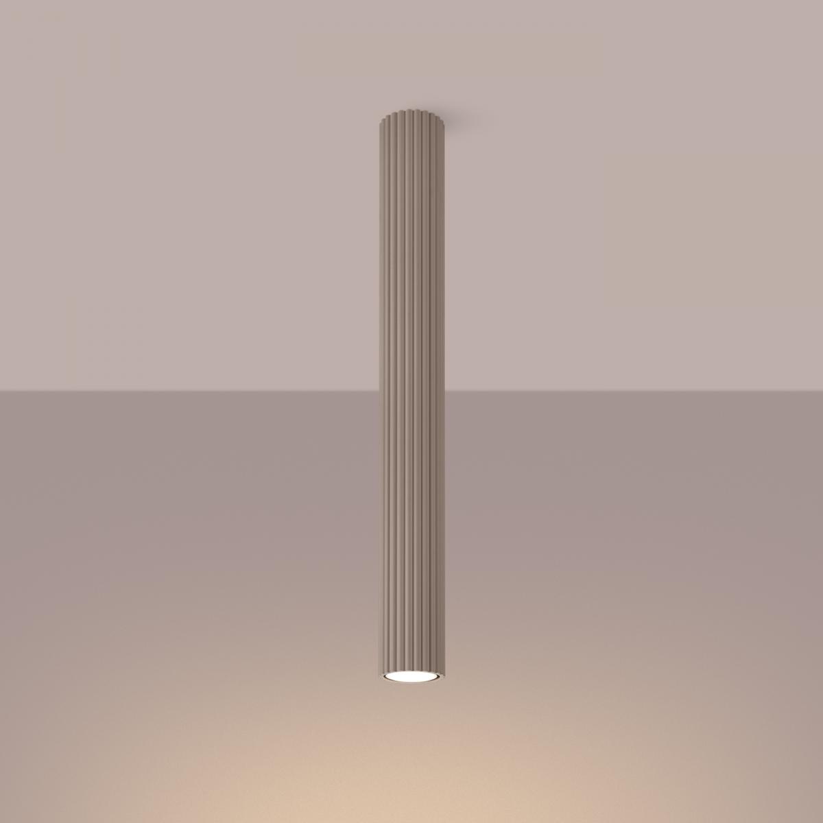 Sollux Lámpara de techo KARBON 60 taupe No aplicable