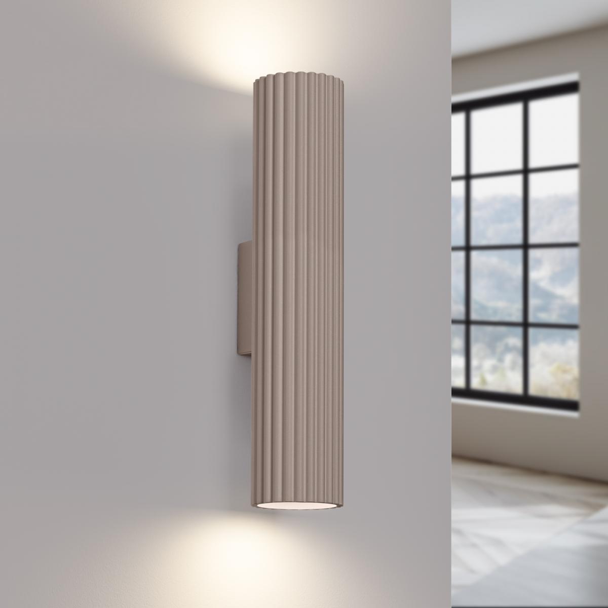 Sollux Lámpara de pared KARBON 10 taupe No aplicable